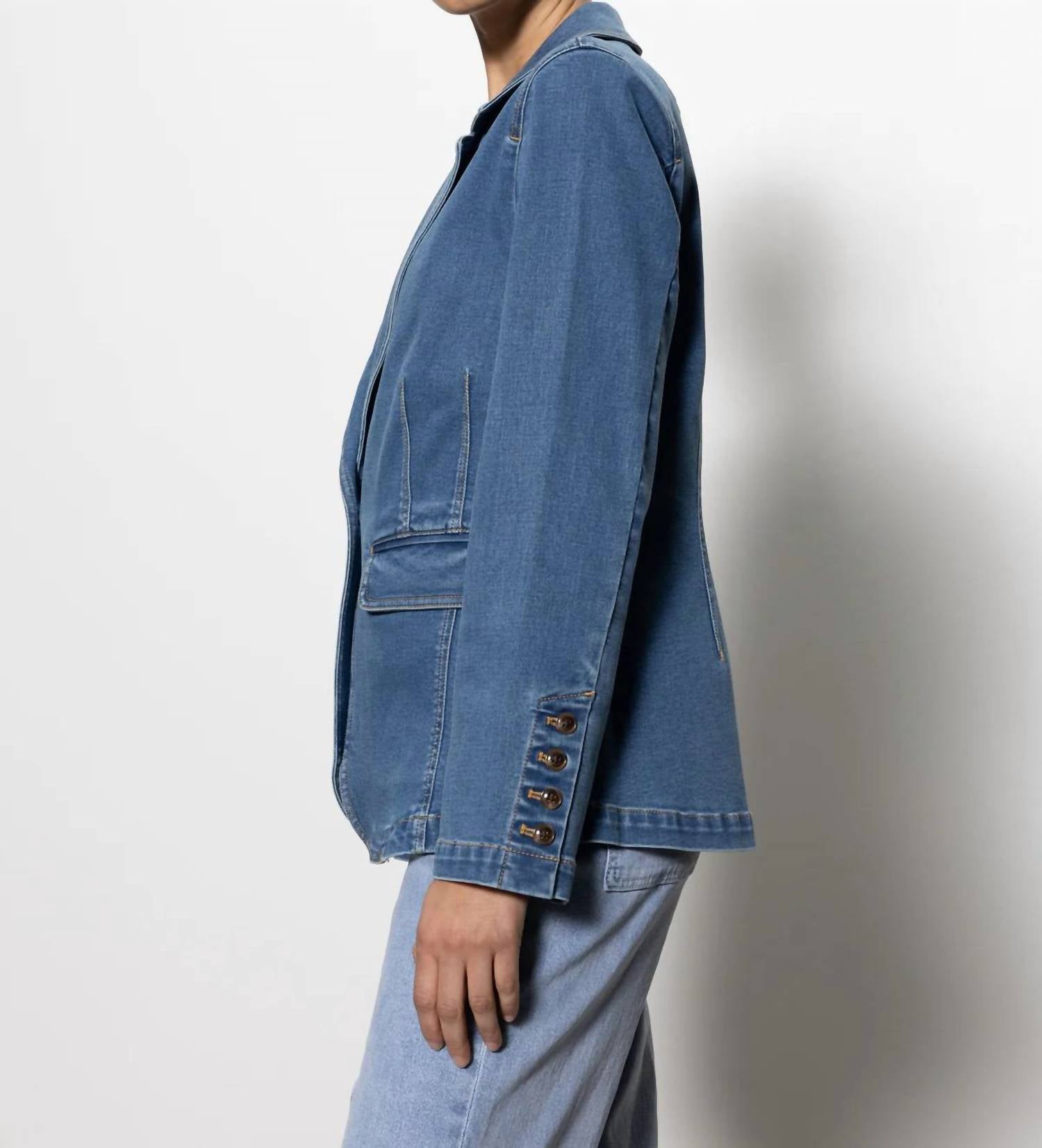 Sanctuary - Sculpted Denim Blazer