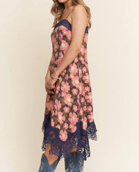 J.Nna - Jada Floral Print Midi Dress