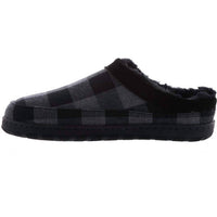 Lamo Men's Julian Clog Ii Slipper in charcoal plaid - men's loafer - detail view