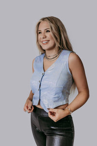 Merigold Kiss - Mk476 Metallic Vest