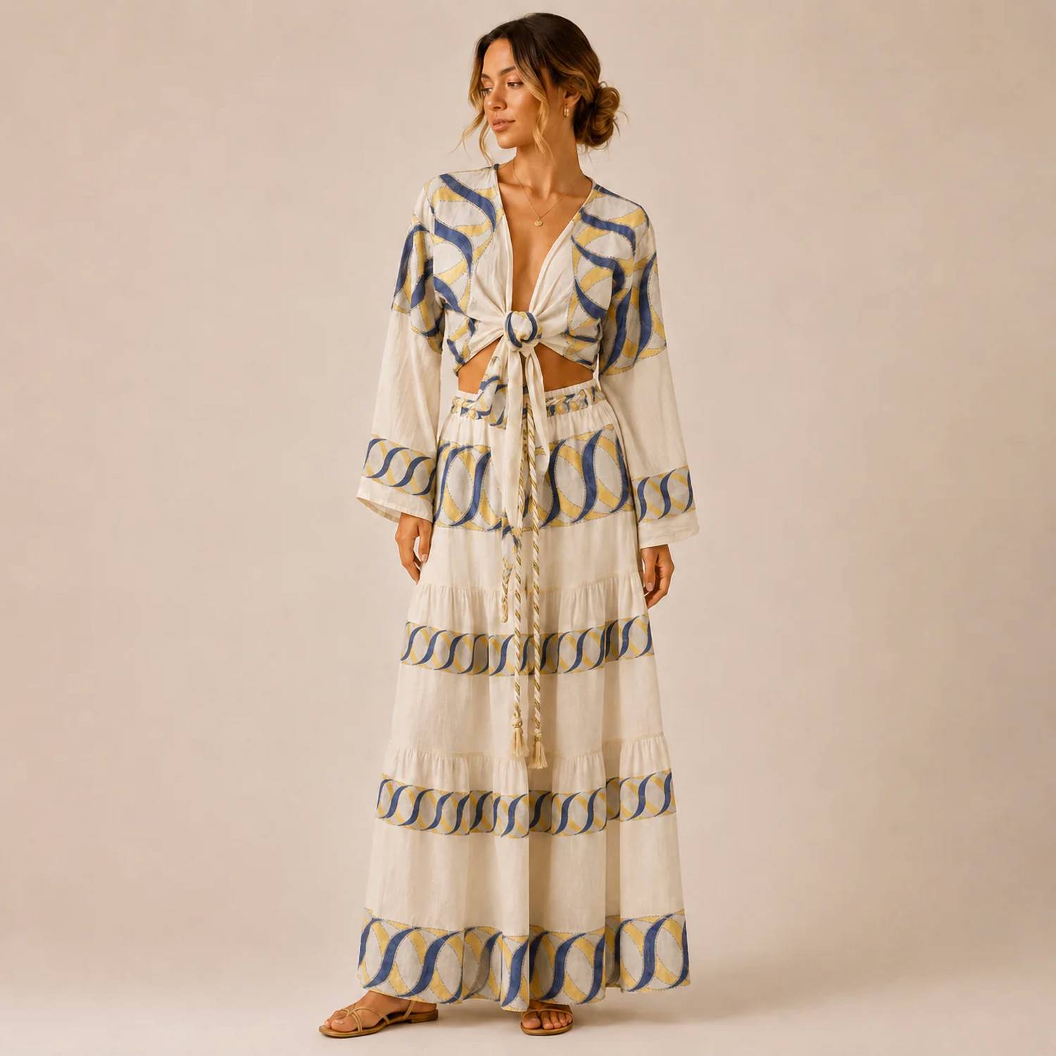 Mystery Resort - Valora Two-Piece Skirt Set