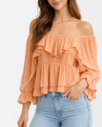 Sunday Edition - Alden Ruffle Blouse