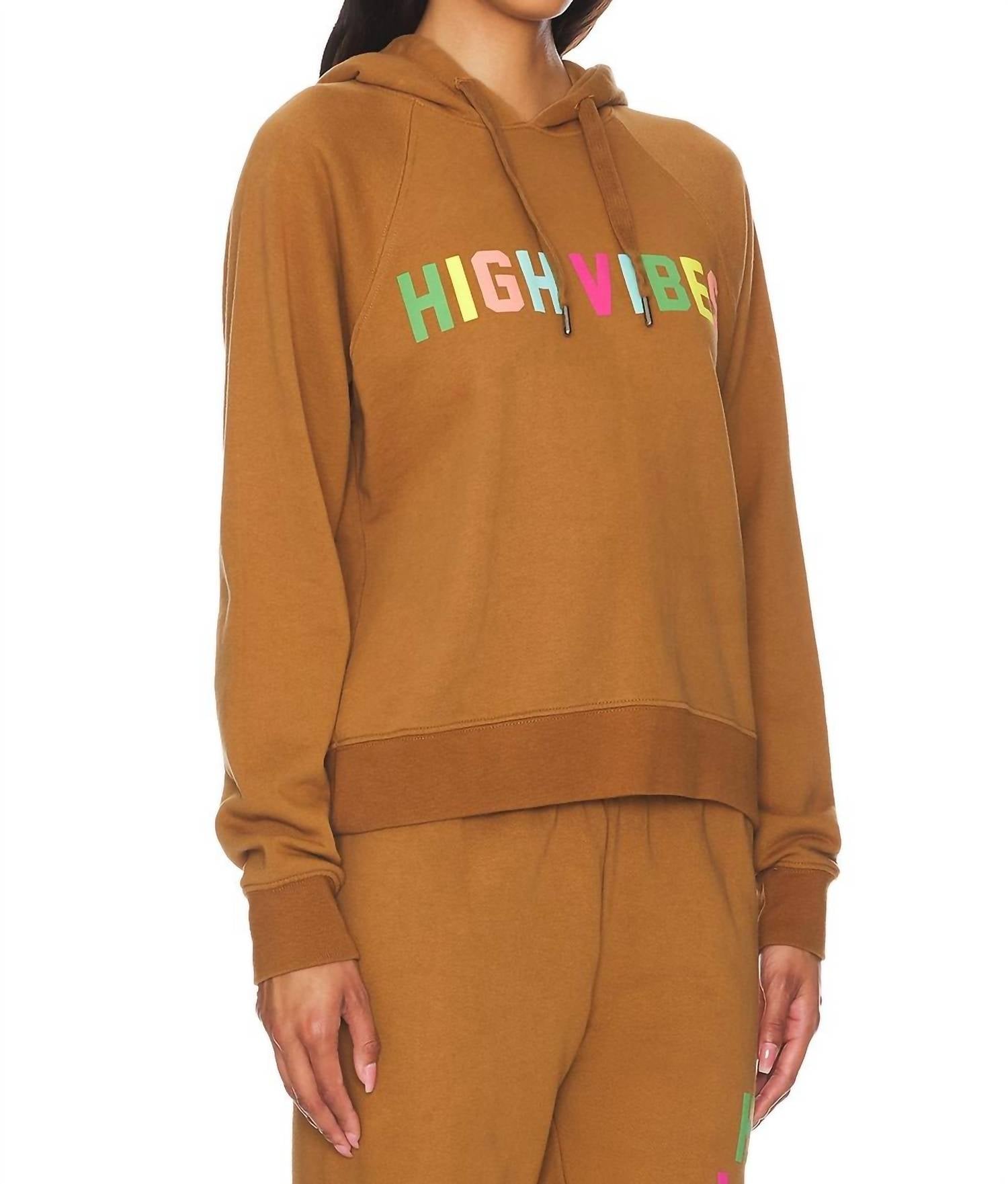 Spiritual Gangster - High Vibes Harper Crop Hoodie