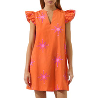 Sugarlips - Karani Starburst Evalyn Ruffle Mini Dress