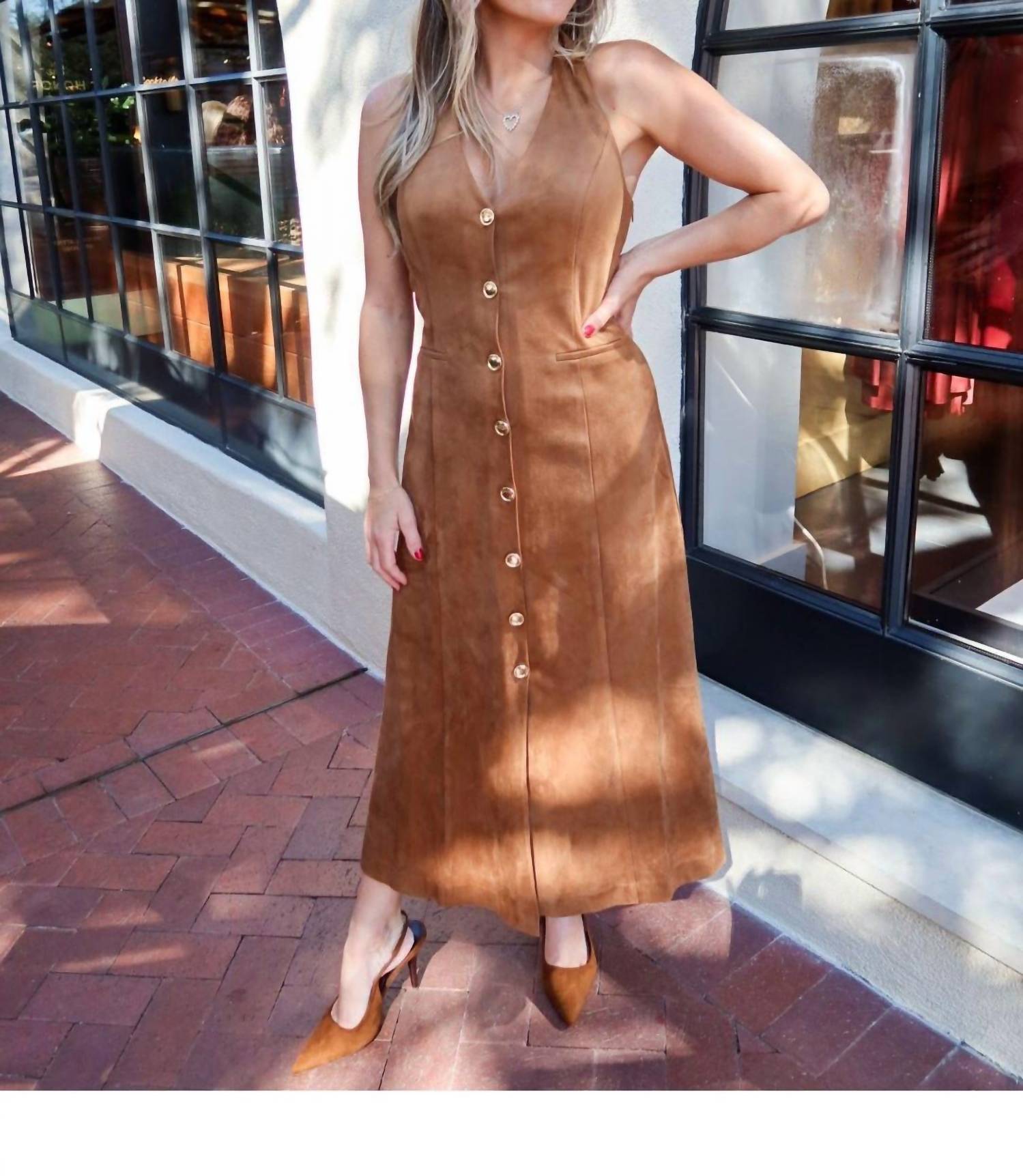 2.7 August Apparel - Rodeo Drive Midi Dress