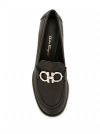 Salvatore Ferragamo - Women's Gancini Buckle Chunky Heel Loafers