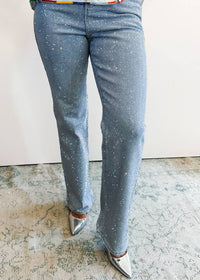 Apricot - Valerie Rhinestone Jean