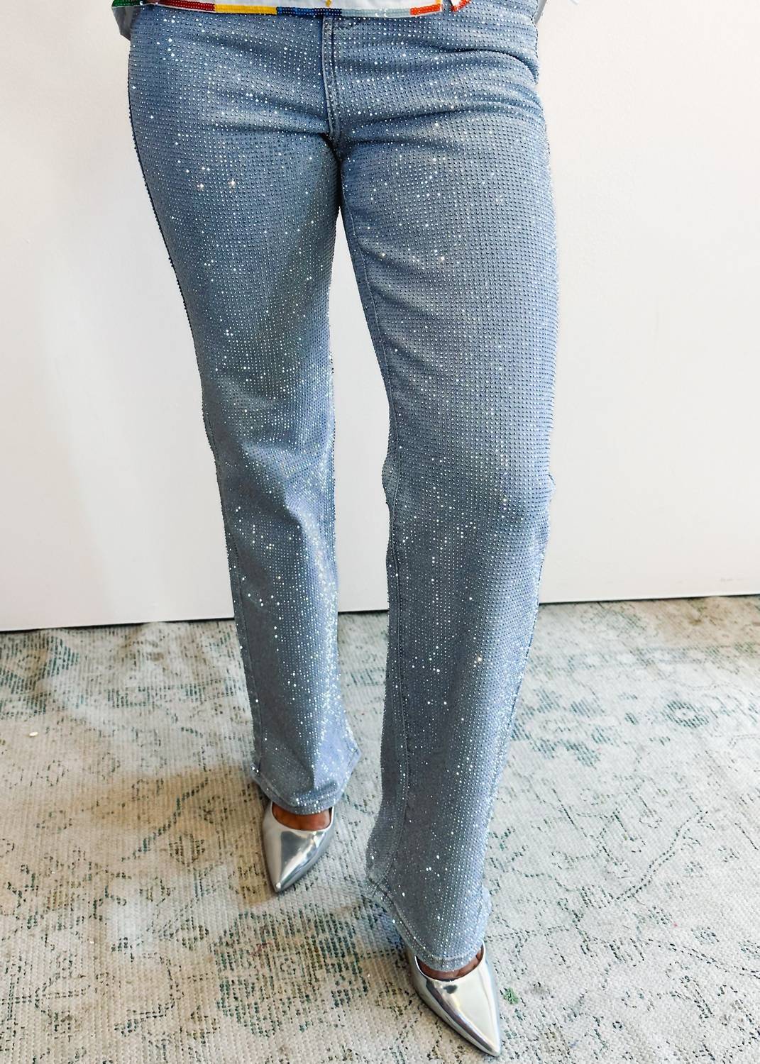 Apricot - Valerie Rhinestone Jean