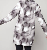 Charlie B - Printed Boucle Knit Coat