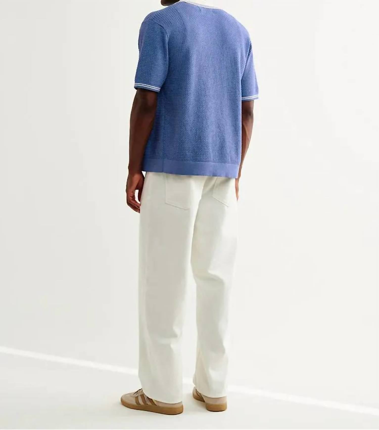 Wax London - Belle Knitted Polo Shirt
