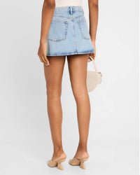Frame - Pleated Mini Skirt