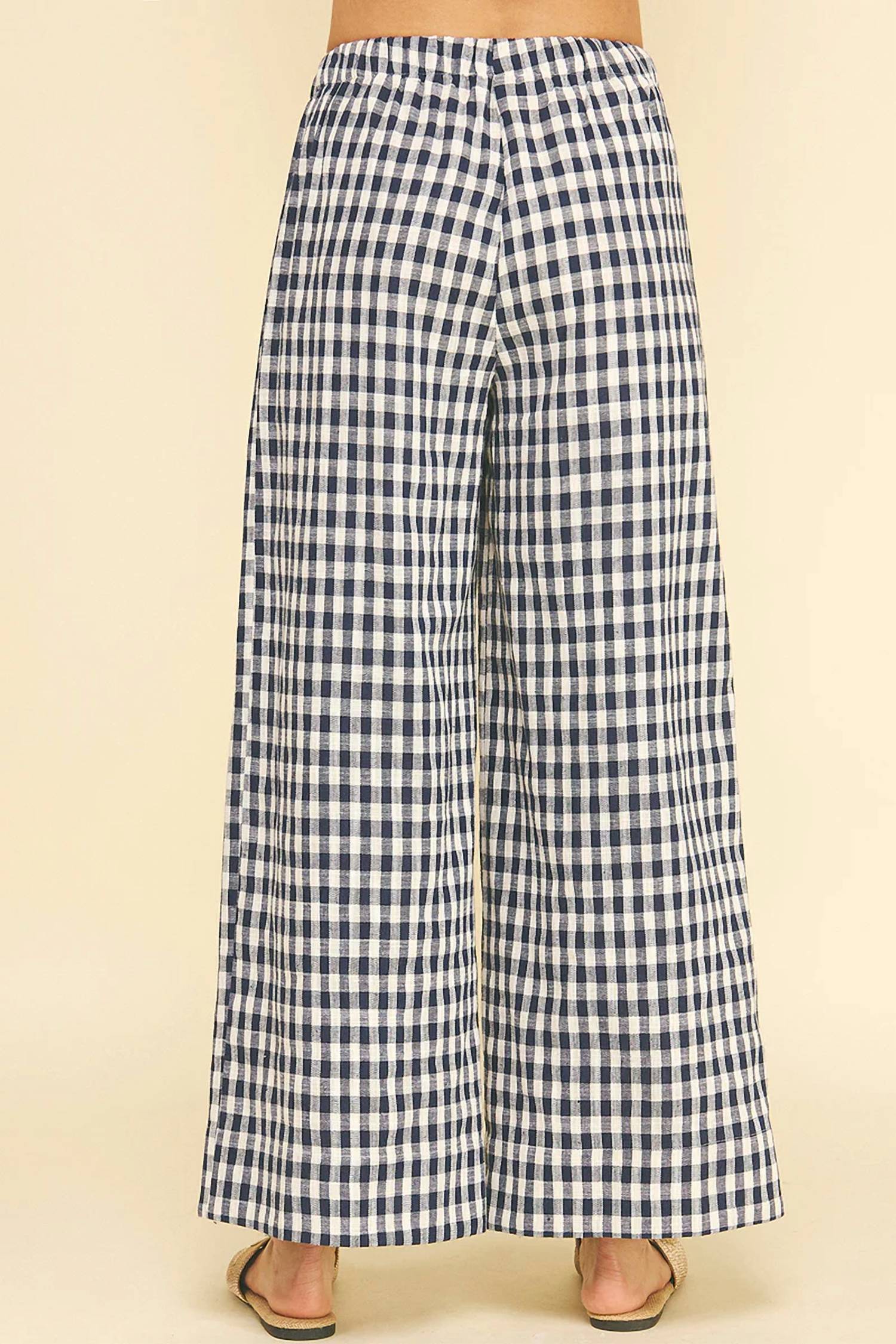 Pinch - Wide Leg Elastic Waist Pants