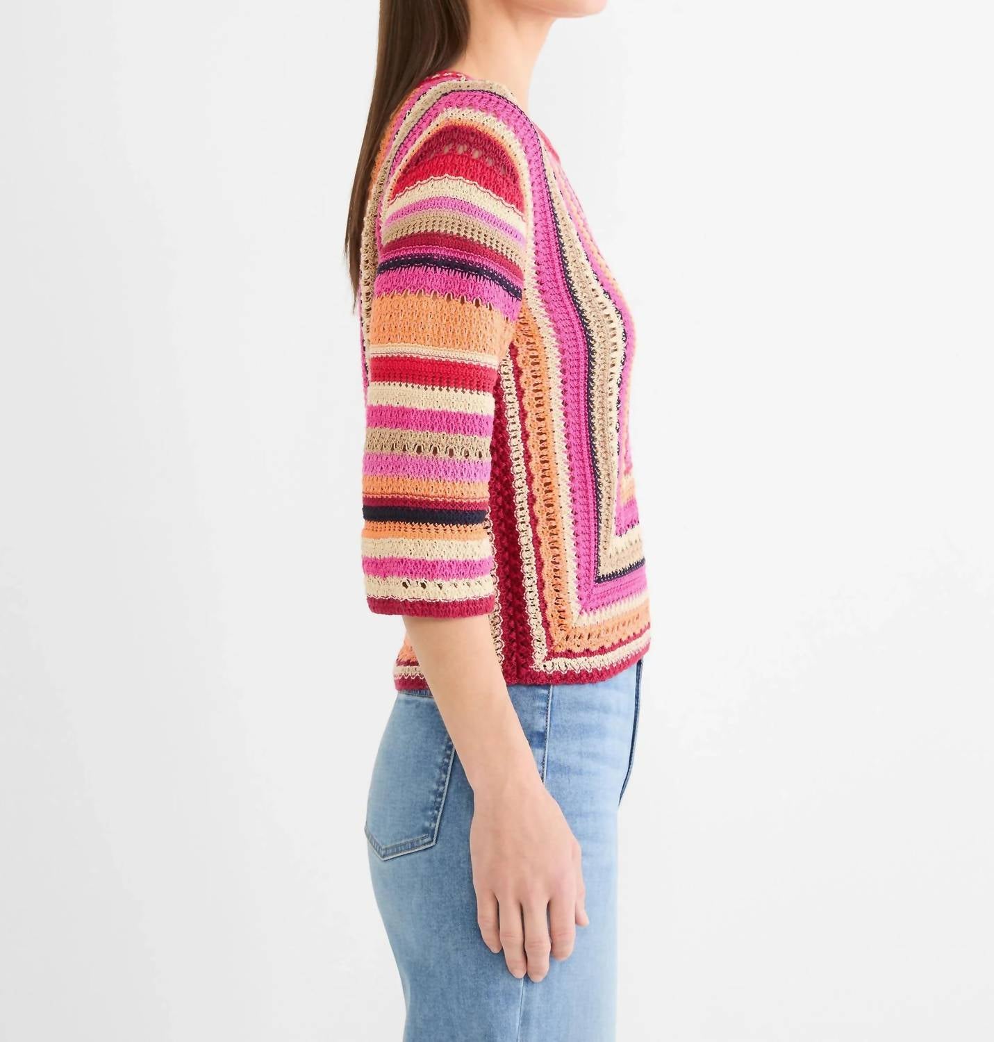 Nic + Zoe - Polina Pastiche Mix Sweater