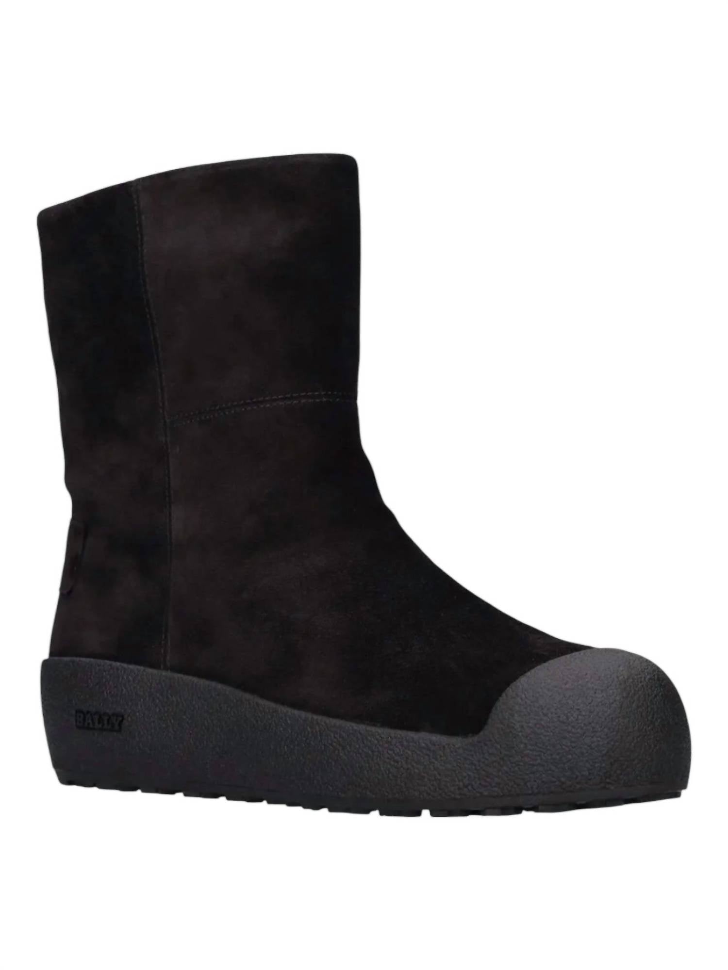Bally - Women's Gstaad Suede Leather Shirling Lined Boots