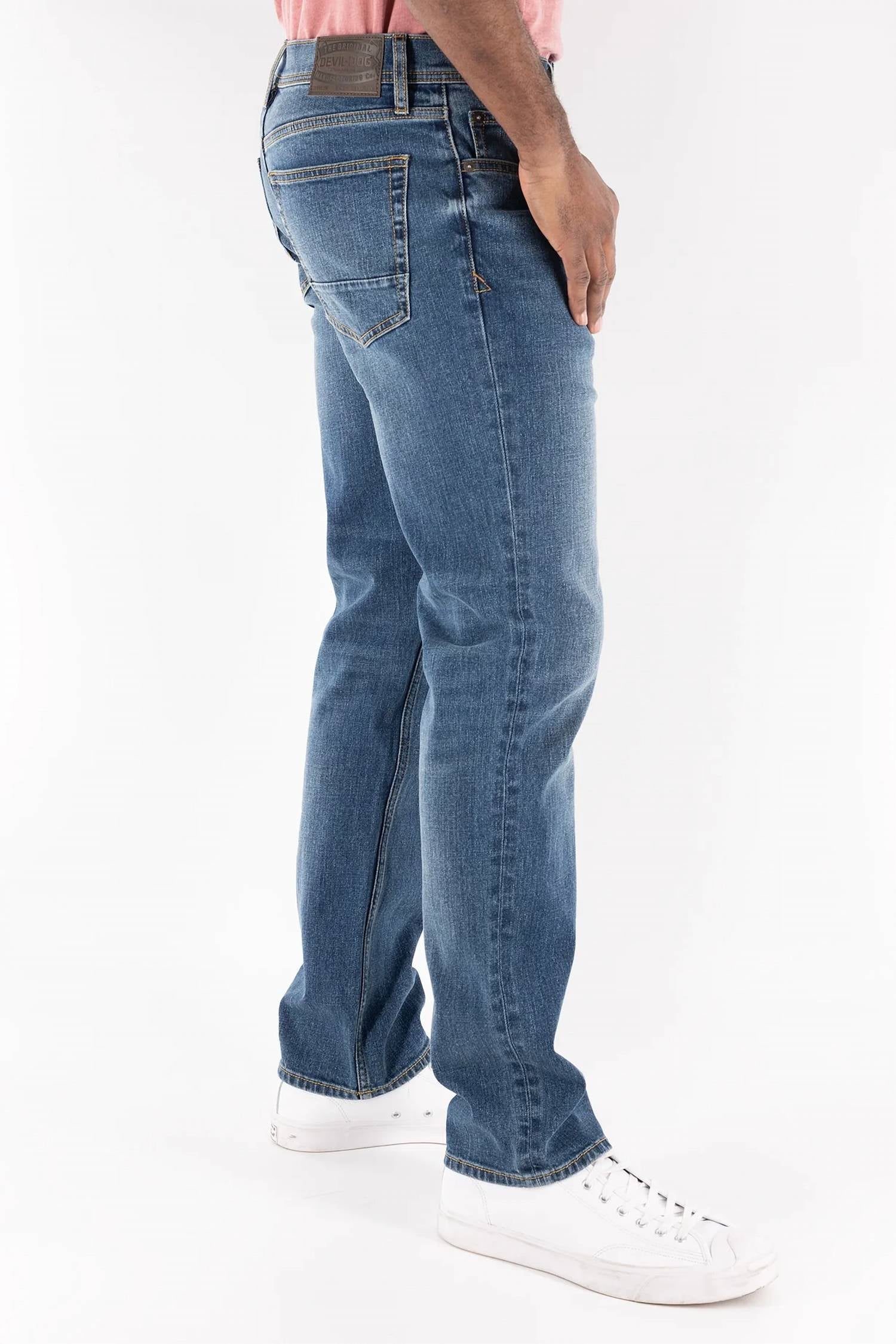 Devil-Dog - Slim Straight Leg Jeans