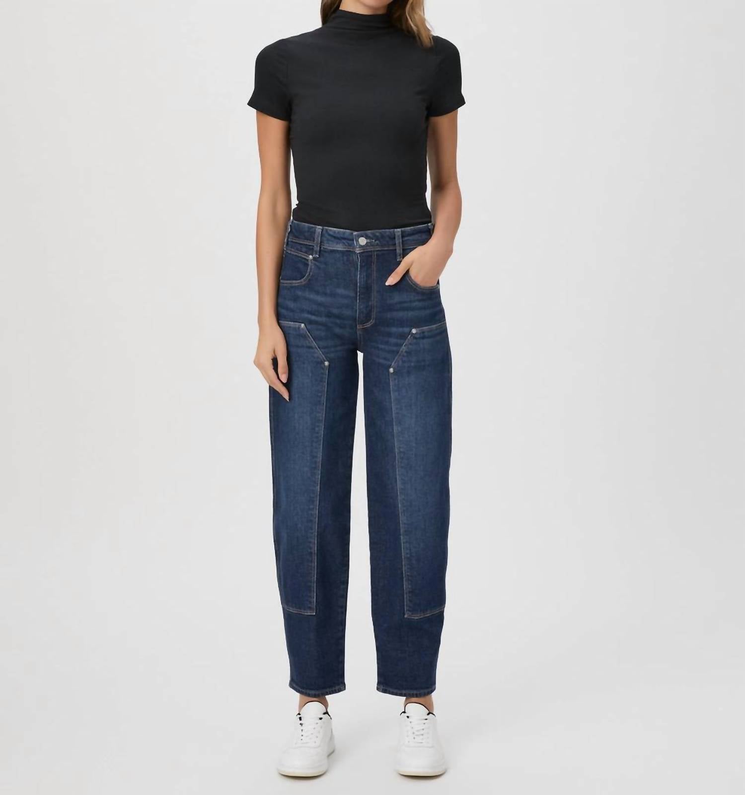 Paige - Alexis High Waist Ankle Workwear Jeans