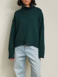 Sablyn - Scarlett Mock Neck Drop Shoulder Sweater
