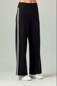 sundays Analyse Straight Leg Loose Fit Pant in black - women's pants - alternate view