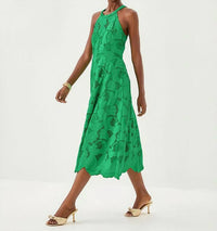 Lilly Pulitzer Denise Lace Halter Midi Dress in green - women's dress - alternate view