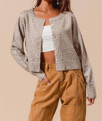 So Me - Vintage Leopard Cardigan