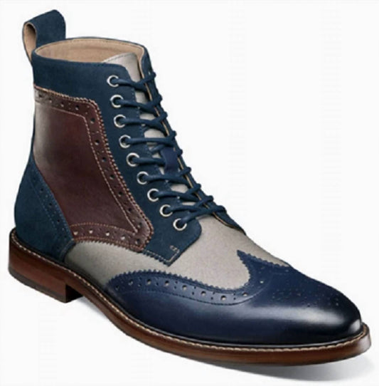 Stacy Adams - Men's Finnegan Wingtip Lace Up Boot