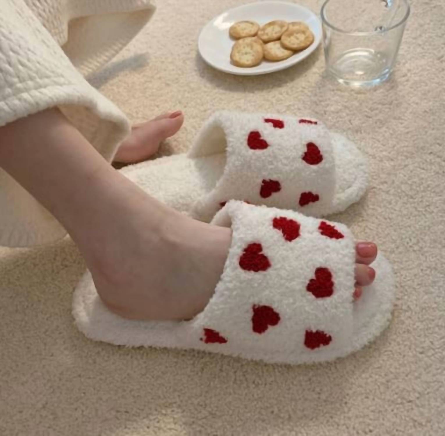 Katydid - Women's The Valentines Day Plush Slippers