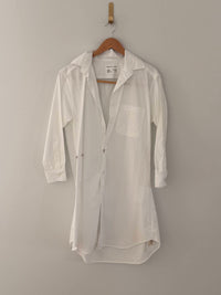 CISSA Women's Button Down Mini Dress in optic white - women's dress