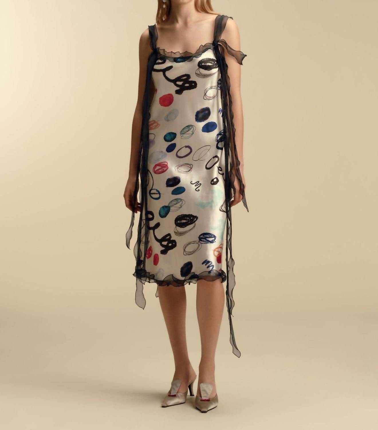 Marina Moscone - Satin Twill Slipdress