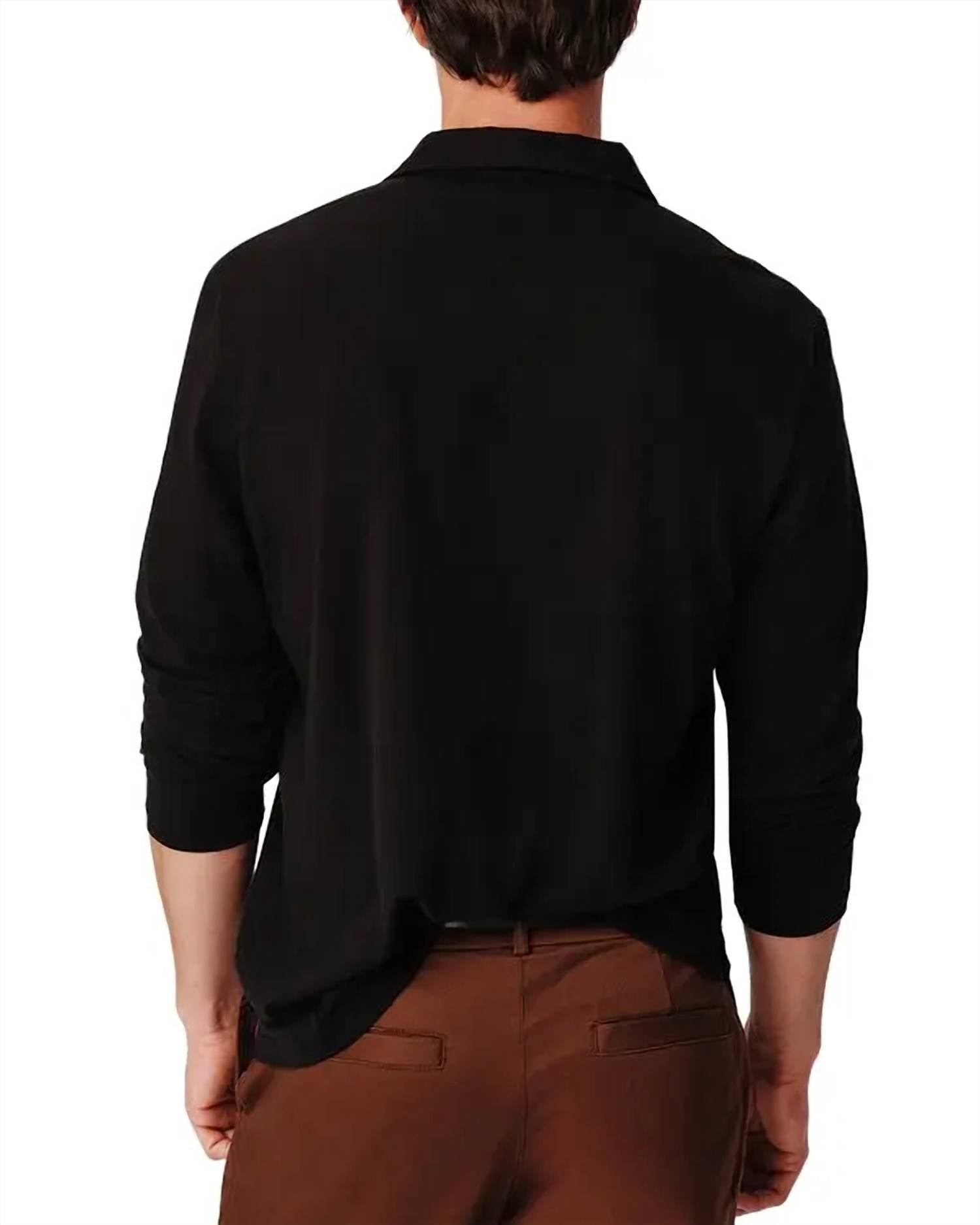 Atm - Men's Heavy Weight Jersey Seamed Long Sleeve Polo