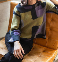Olivia By Habitat - Collage Swing Pullover Sweater