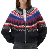 Closed - Cropped Jacquard Cardigan