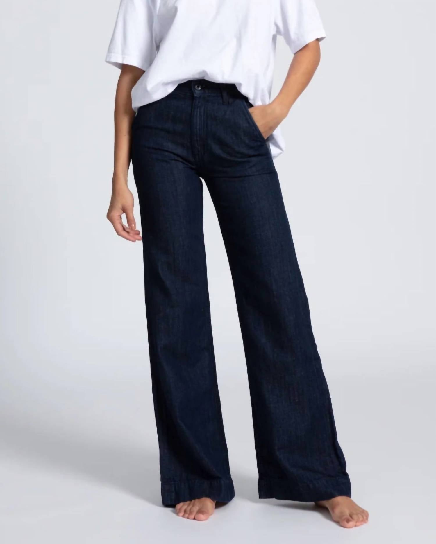 Askk Ny - Denim Wide Leg Trousers