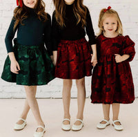 Petite Hailey - Girl's Jacquard Balloon Skirt