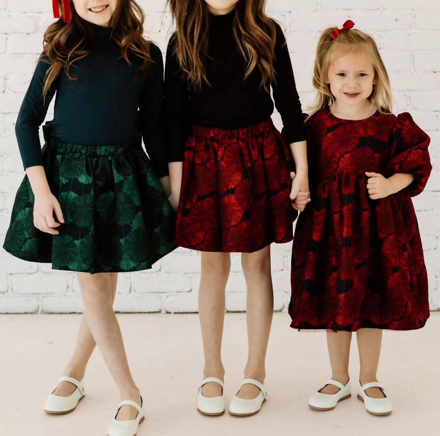 Petite Hailey - Girl's Jacquard Balloon Skirt