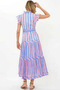 Oliphant - Ruffle Collar Button Maxi
