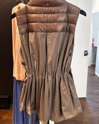 Herno - Women's Mixed Media Vest In Nylon And Techno Taffita