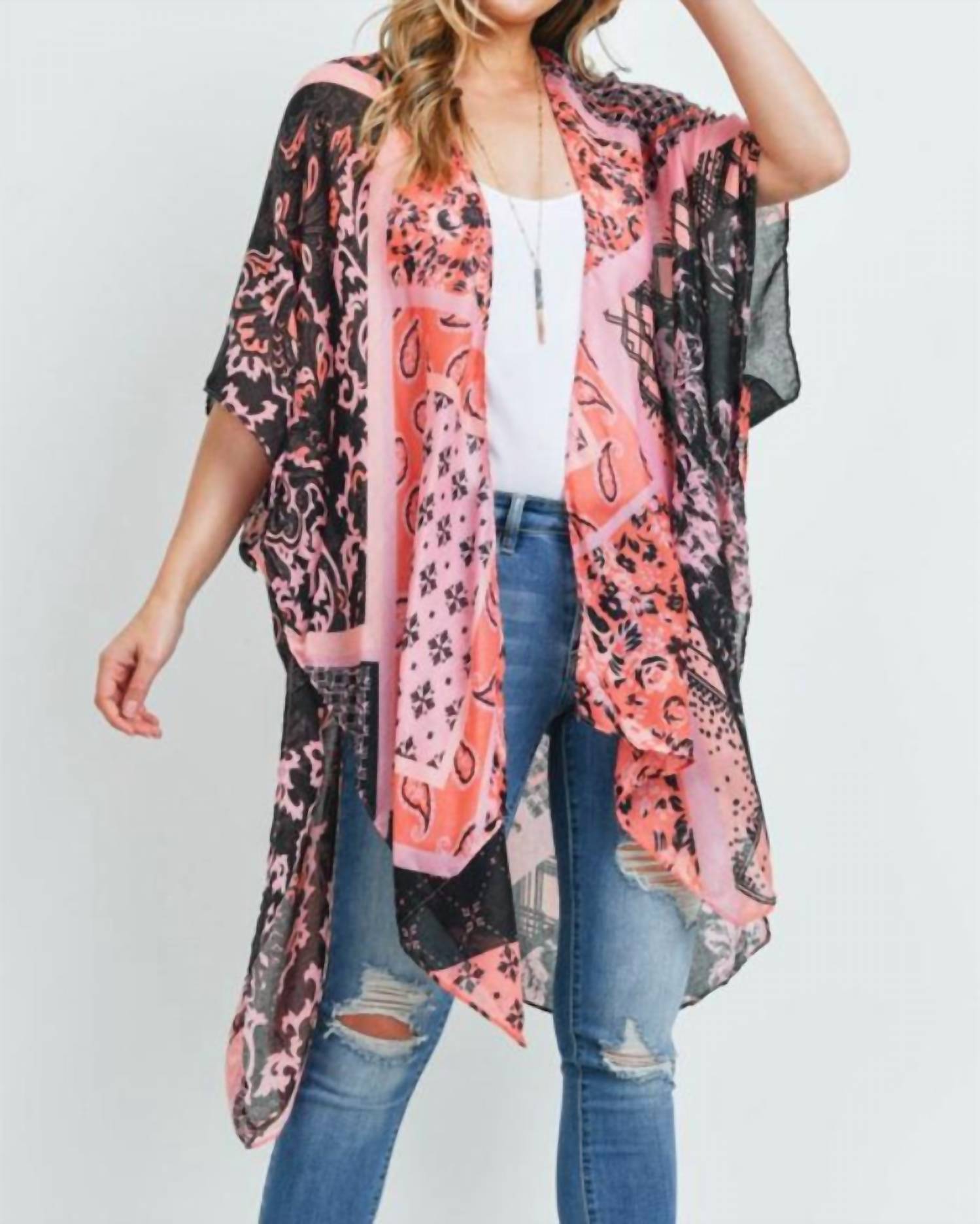 Styline - Print Kimono