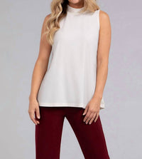Sympli - Mock Neck Tank Top