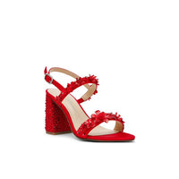 Betsey Johnson - Women's Drue Metallic Rhinestone Embellished Dress Sandals