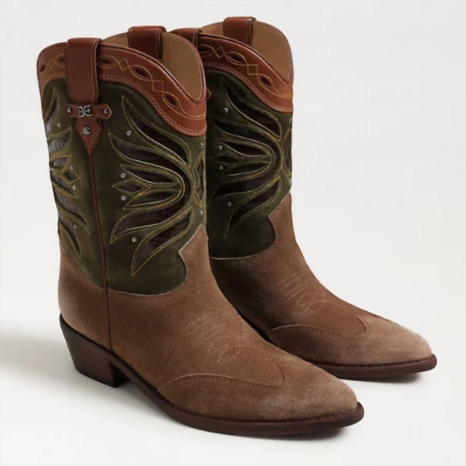 Sam Edelman - Women's Rylin Slip On Western Boots