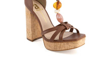 Andrea - Women's High Heel Sandals With Ornamental Stones