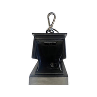 Fendi - Women's Roma Mini Box Leather Key Ring Charm