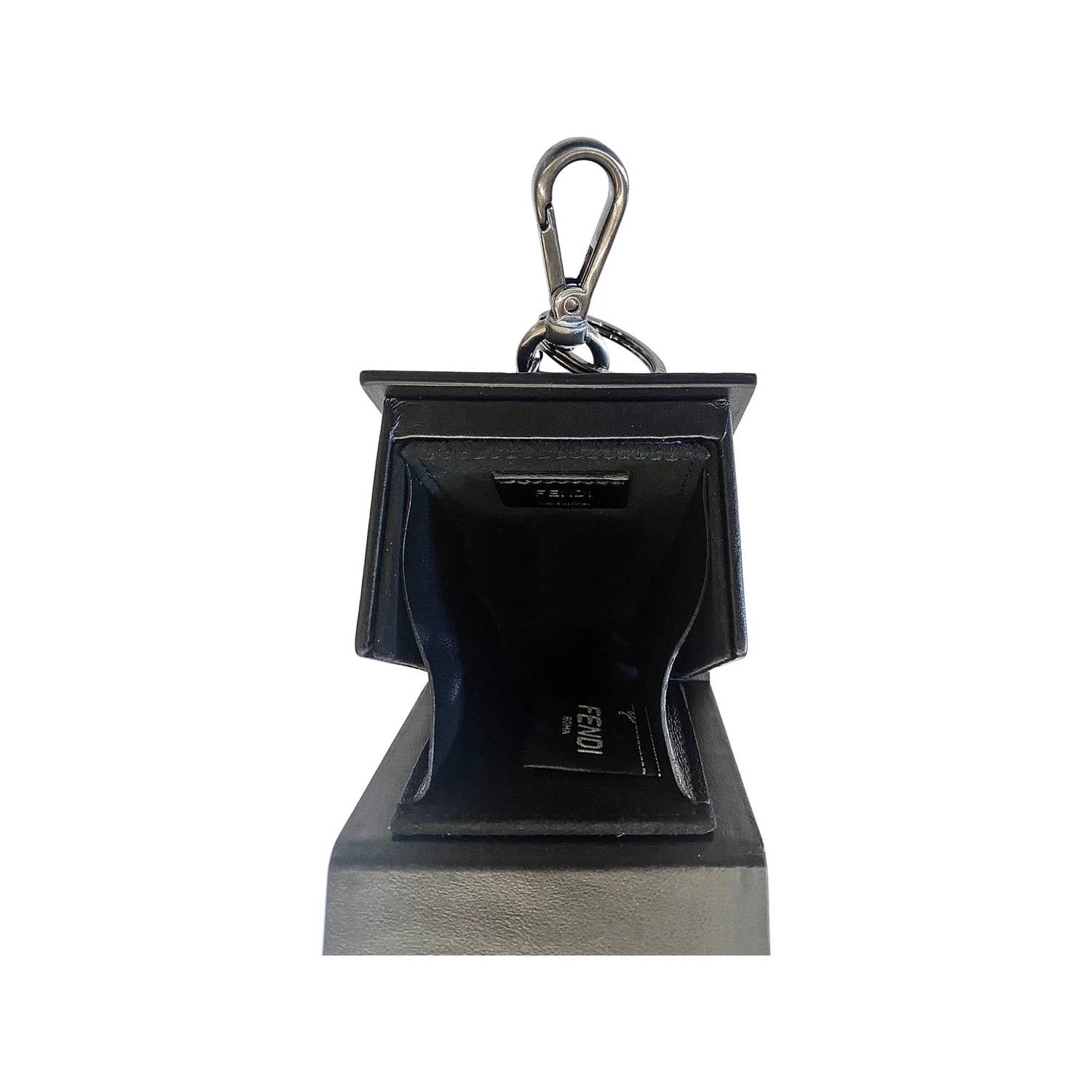 Fendi - Women's Roma Mini Box Leather Key Ring Charm