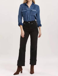 Dear John Denim - Holly Super High Rise Wide Hemmed Jeans