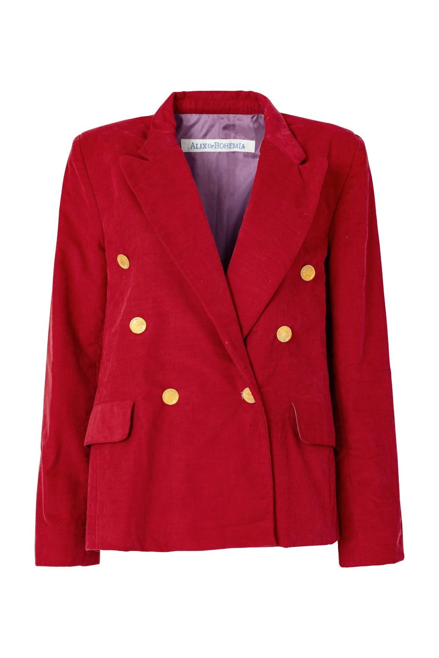 Alix Of Bohemia - Augusta Corduroy Blazer