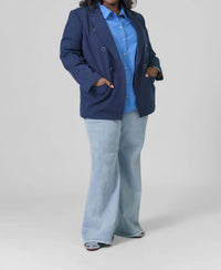 Tanya Taylor - Michelle Button Front Long Sleeve Jacket - Plus