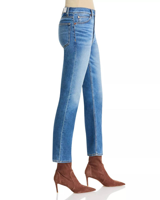 Re/Done - 70s High Rise Cropped Bootcut Jeans