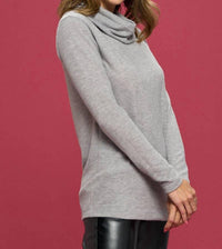 Renee C - Turtleneck Tunic Top