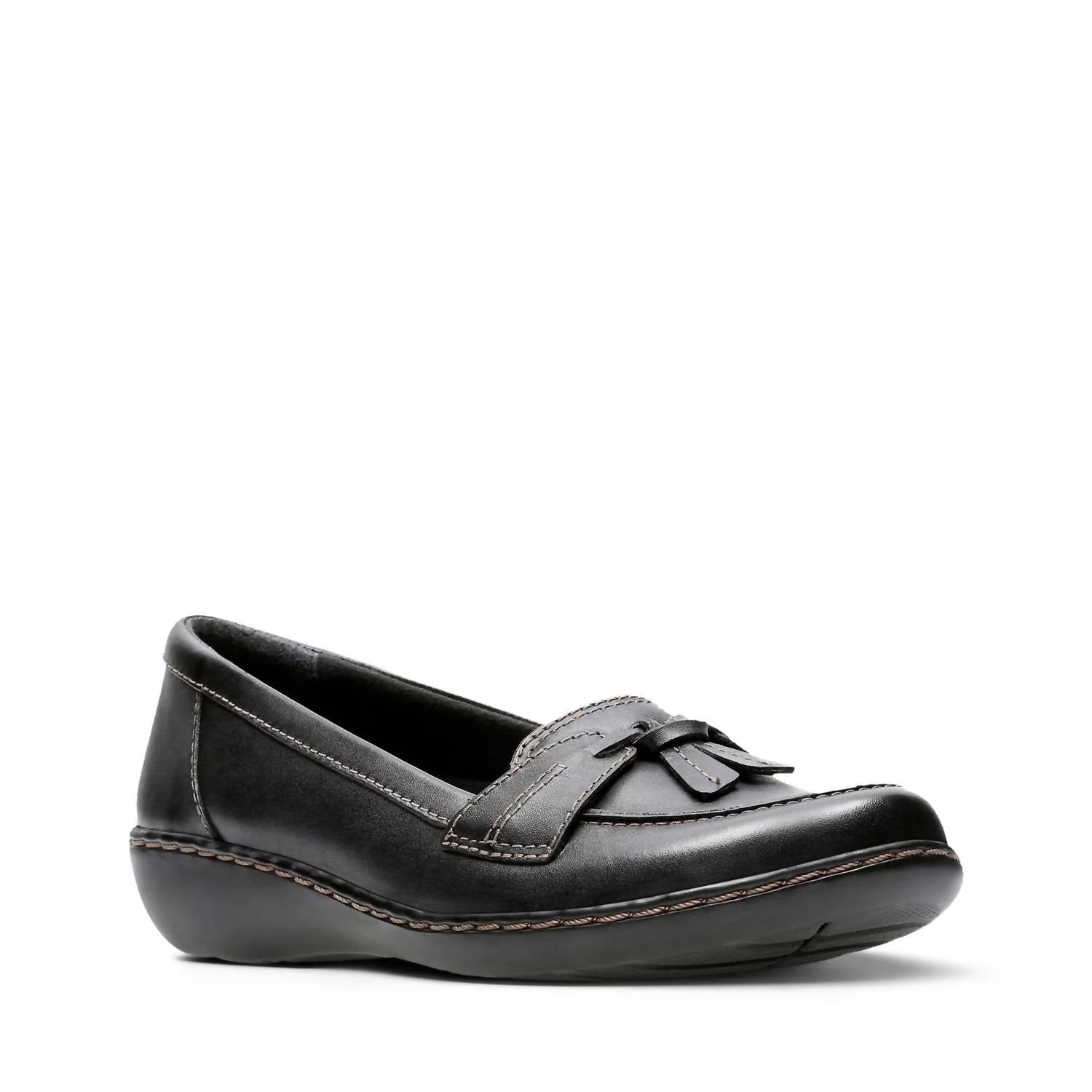 Clarks Women's Ashland Bubble Loafers in black - women's flats - view 4