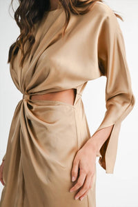 MABLE Ruby Dress in beige - women's dress - view 5